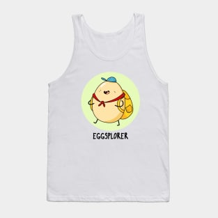 Eggsplorer Cute Egg Pun Tank Top